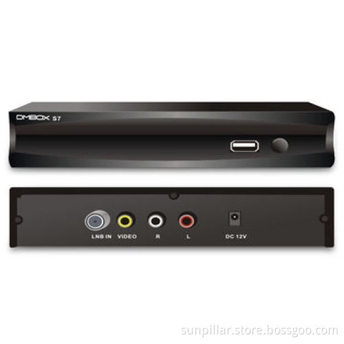 DVB-S FTA/USB/AV Output Satellite Receiver with Form Minimum Box and Parental Lock Supported
